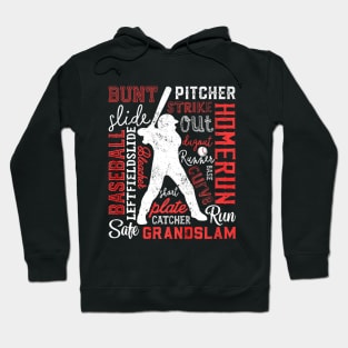 Baseball Batter Pitcher Catcher Hoodie